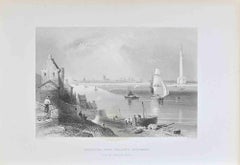Antique Yarmouth - Etching By Henry Griffiths - 1845