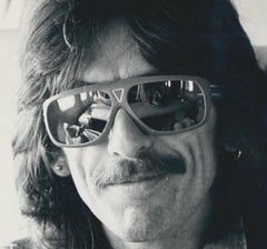 George Harrison and Record World, Black and White Photography, 25, 4 x 20, 6 cm