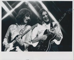 Vintage George Harrison, Robin Ford, Black and White Photography, 20, 6 x 25, 4 cm