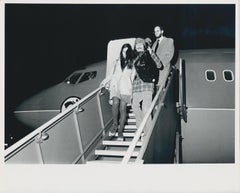 Vintage Geroge Harrison, Plane, Black and White Photography, 1970s, 20, 8 x 25, 3 cm