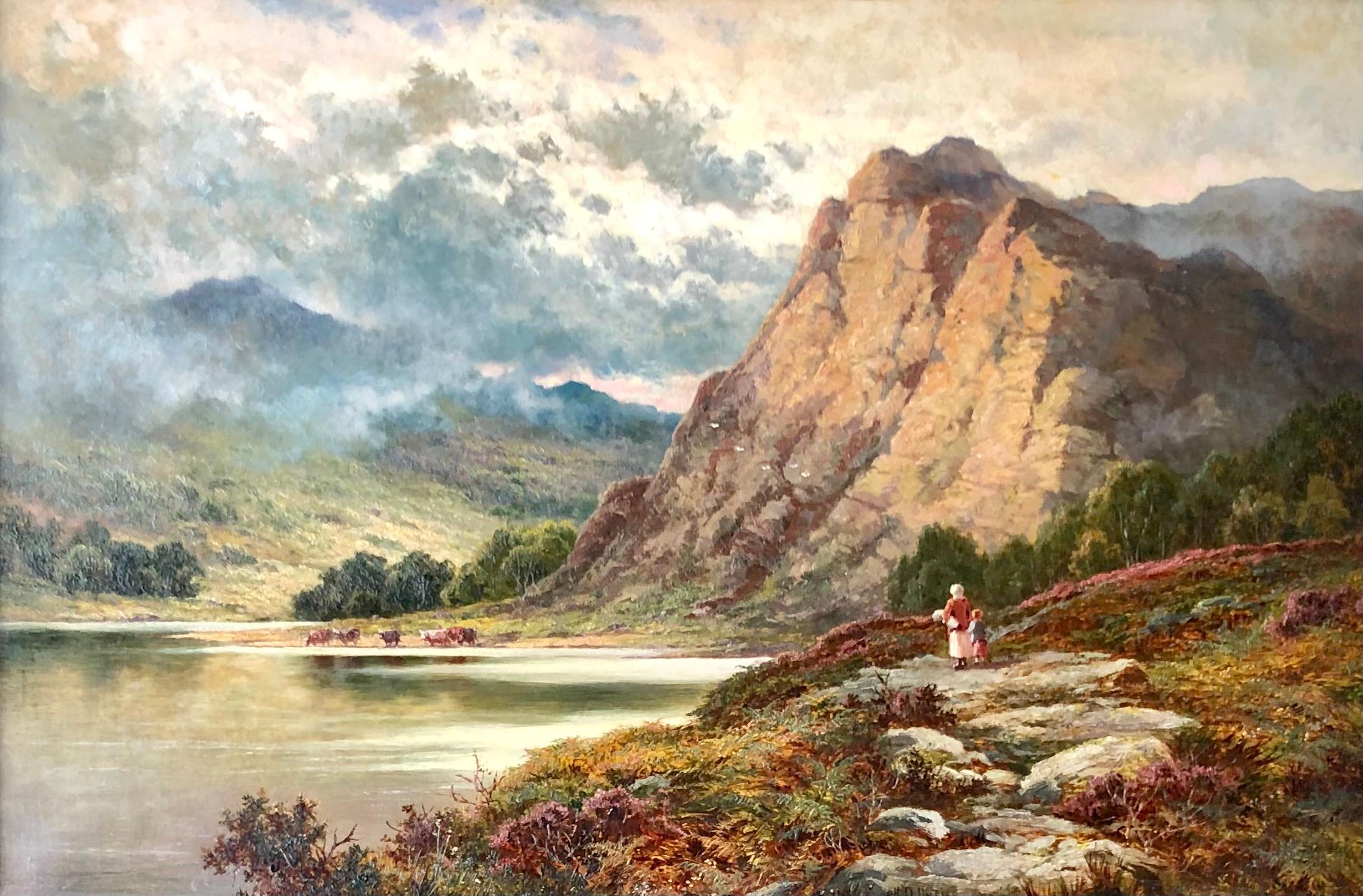 Beneath The Slopes of Ben Venue - Painting by Henry H. Parker