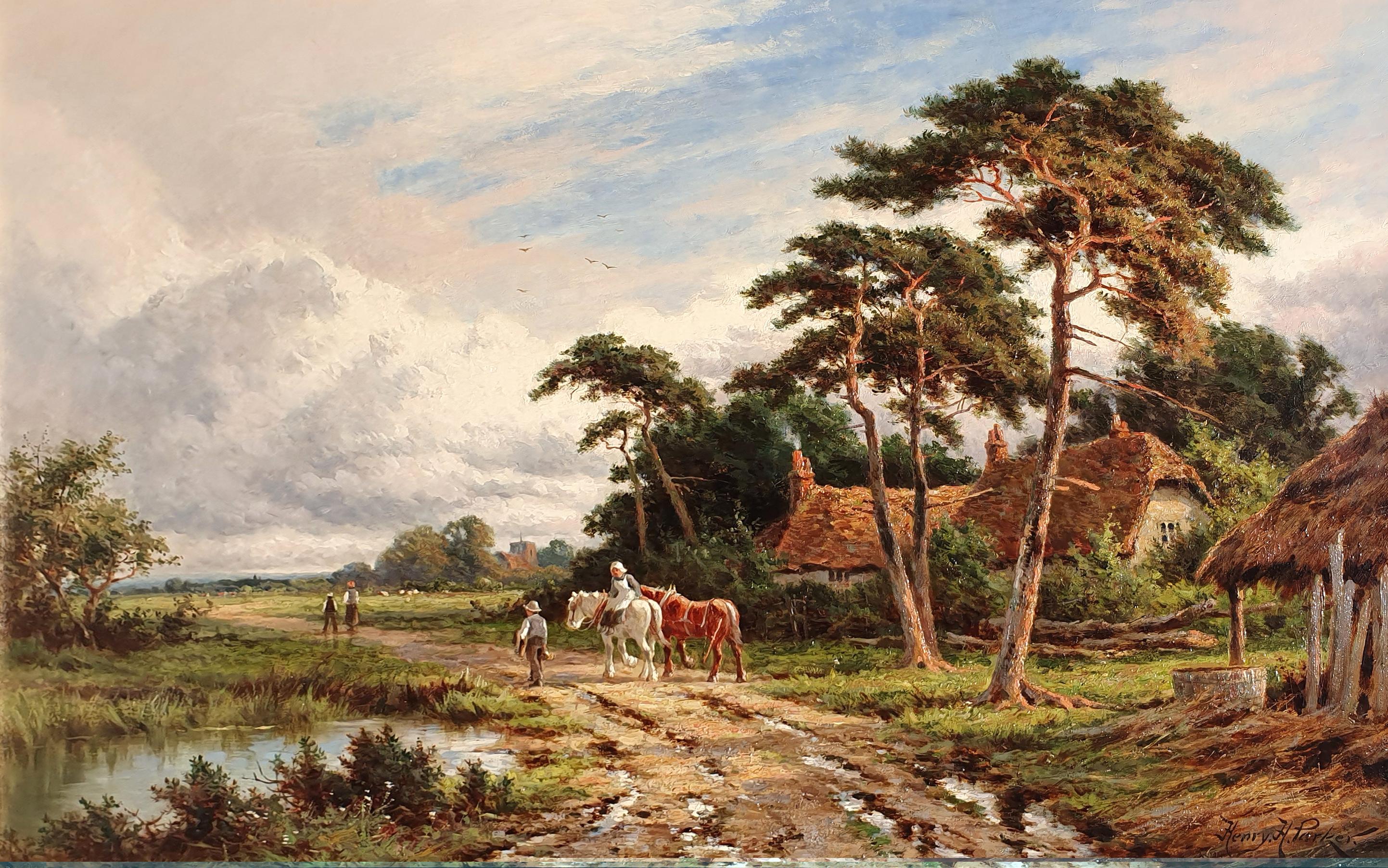 Homeward Bound - Painting by Henry H. Parker