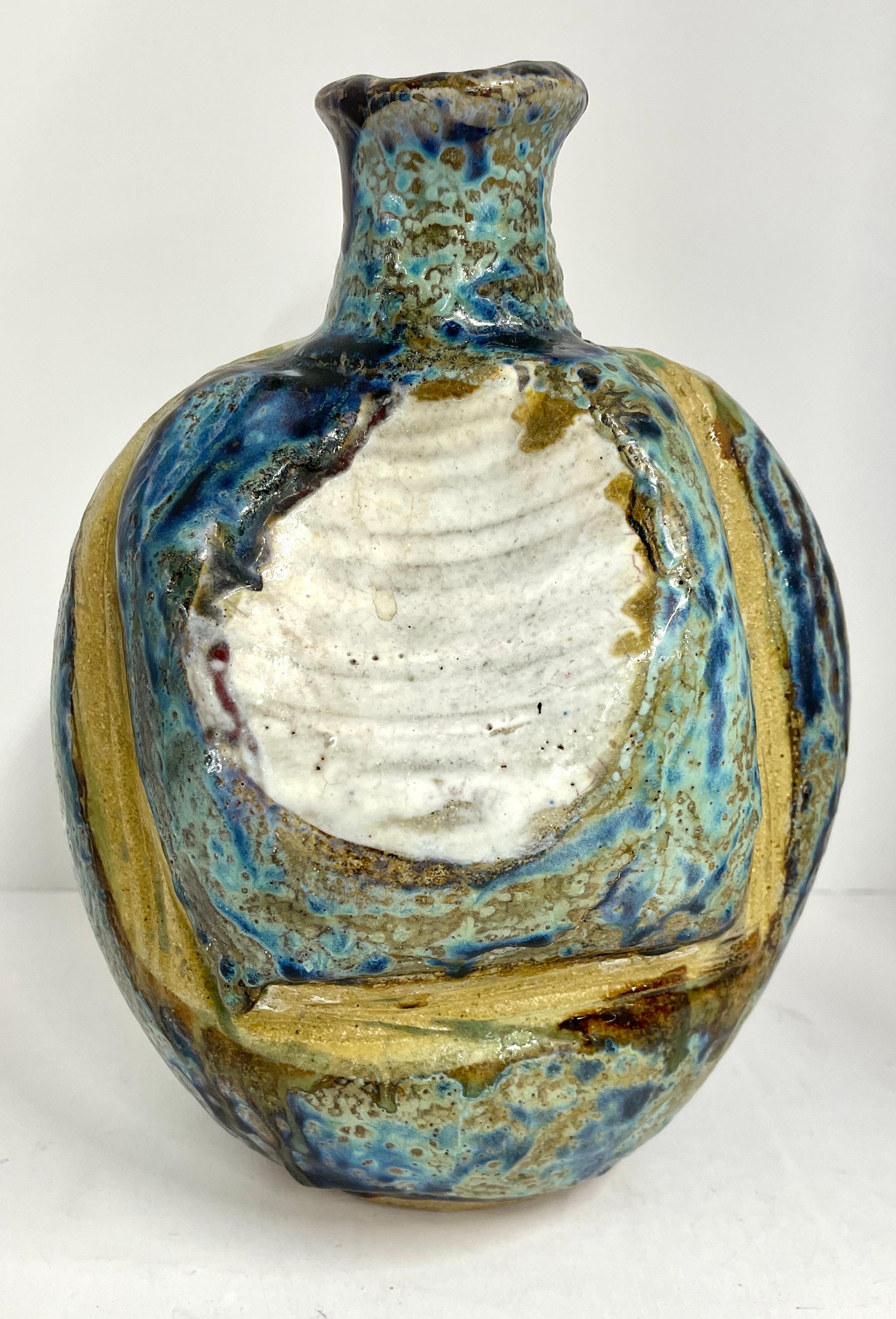 Henry Halem Signed Pottery Vase For Sale 6