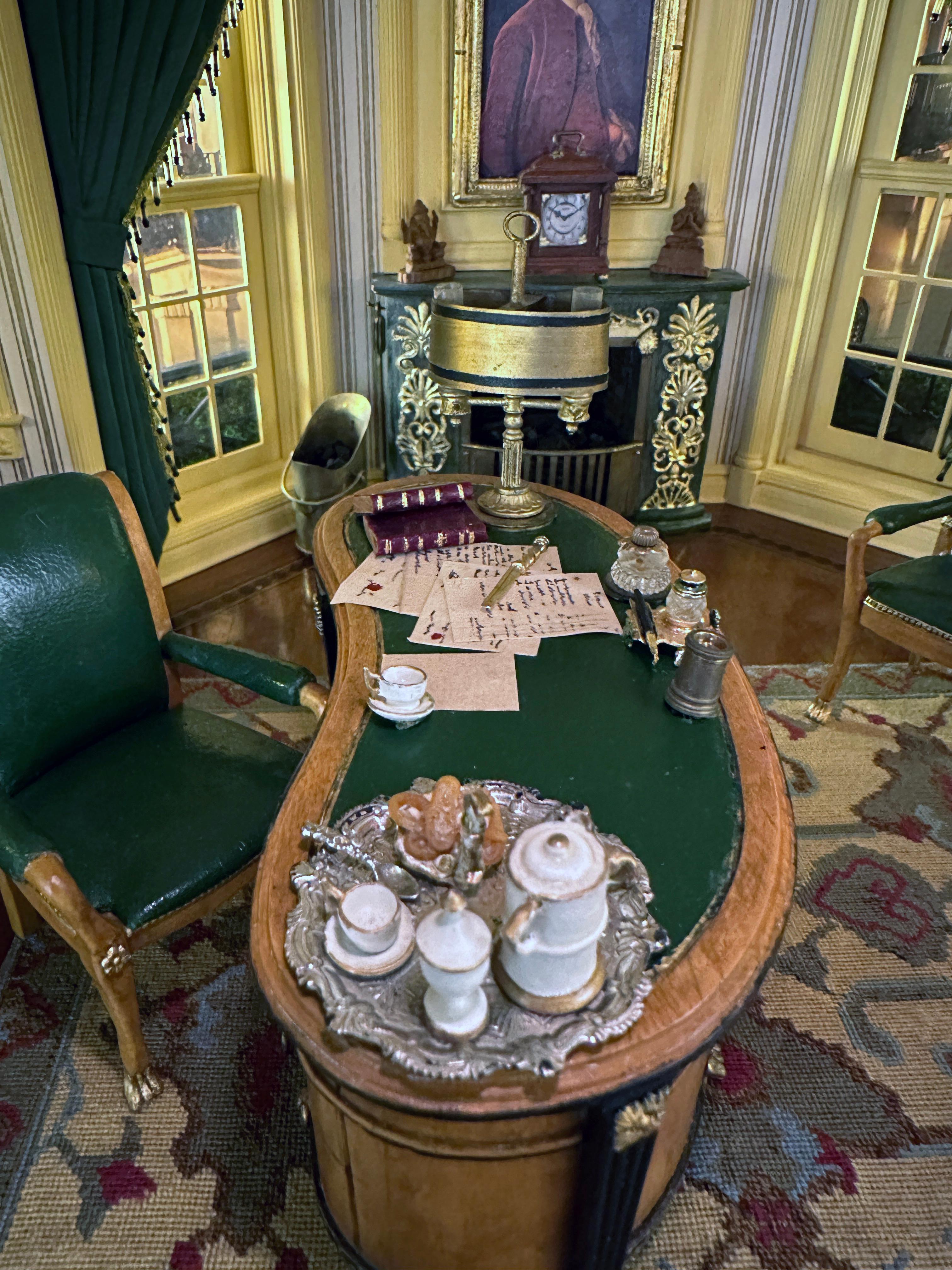 Lawyer's Office Circa 1835 - Kupjack Studios Miniature Room For Sale 4