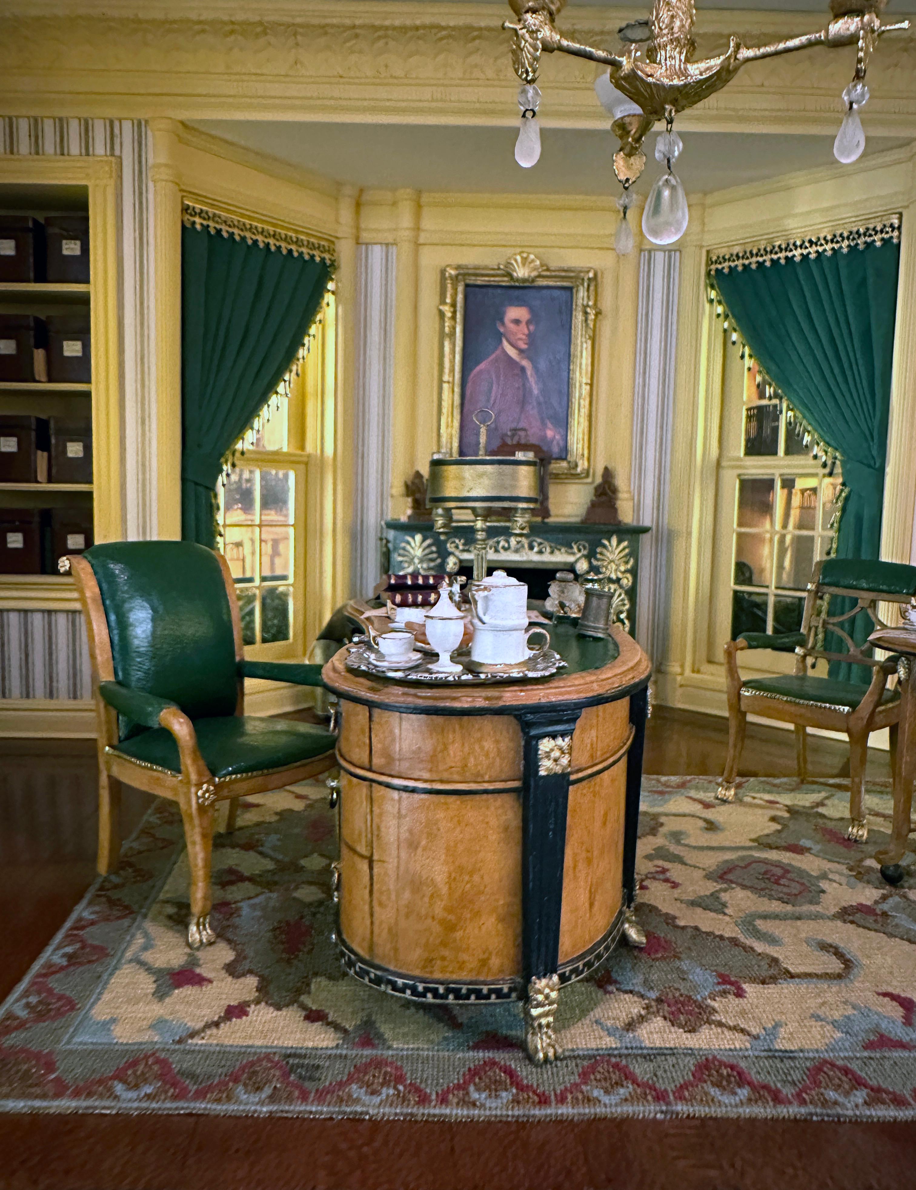 Lawyer's Office Circa 1835 - Kupjack Studios Miniature Room For Sale 5