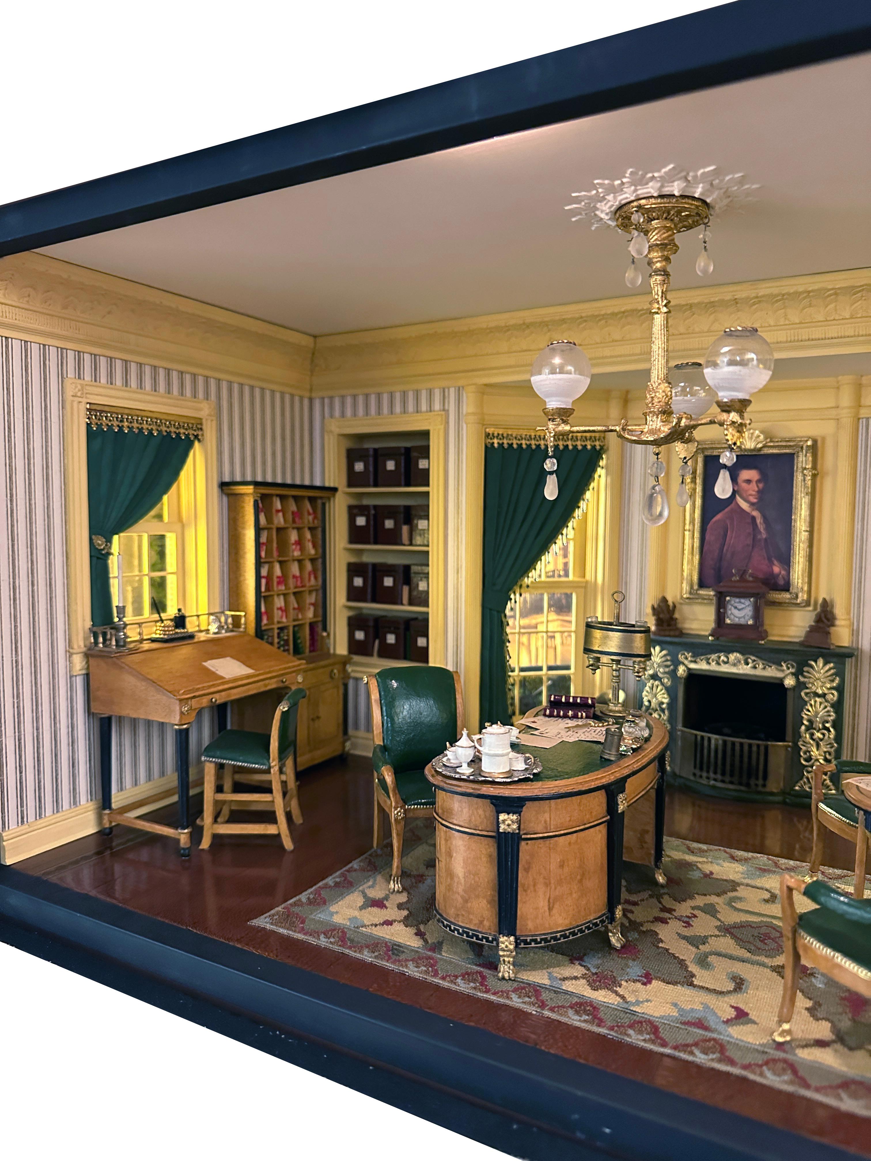 Anwaltskanzlei CIRCA 1835 - Kupjack Studios Miniature Room im Angebot 9