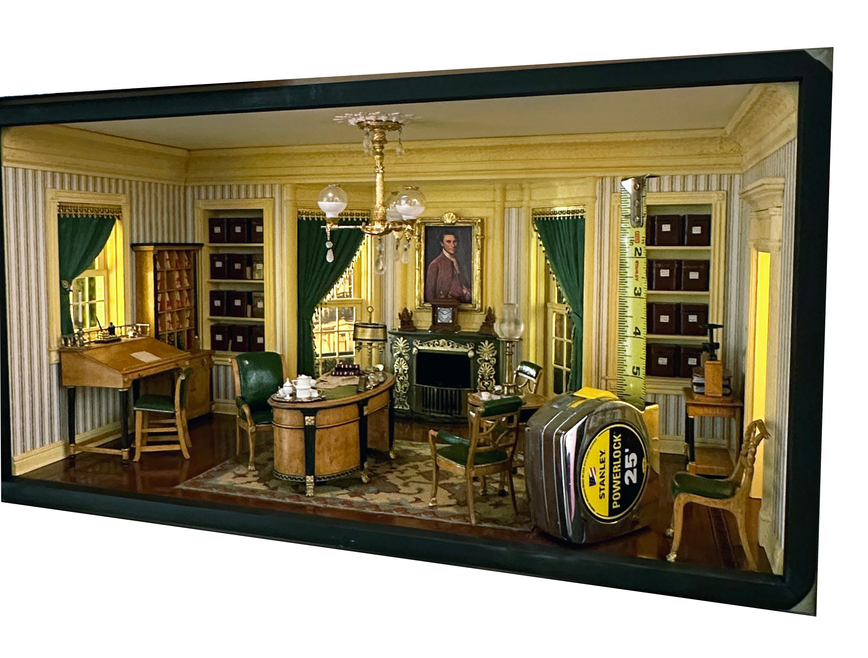 Anwaltskanzlei CIRCA 1835 - Kupjack Studios Miniature Room im Angebot 1