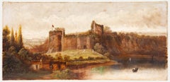Henry Harris (1852-1926) - Ende des 19. Jahrhunderts Öl, Schloss Chepstow