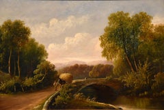 Peinture à l'huile Near Ecclesall d'Henry Harris