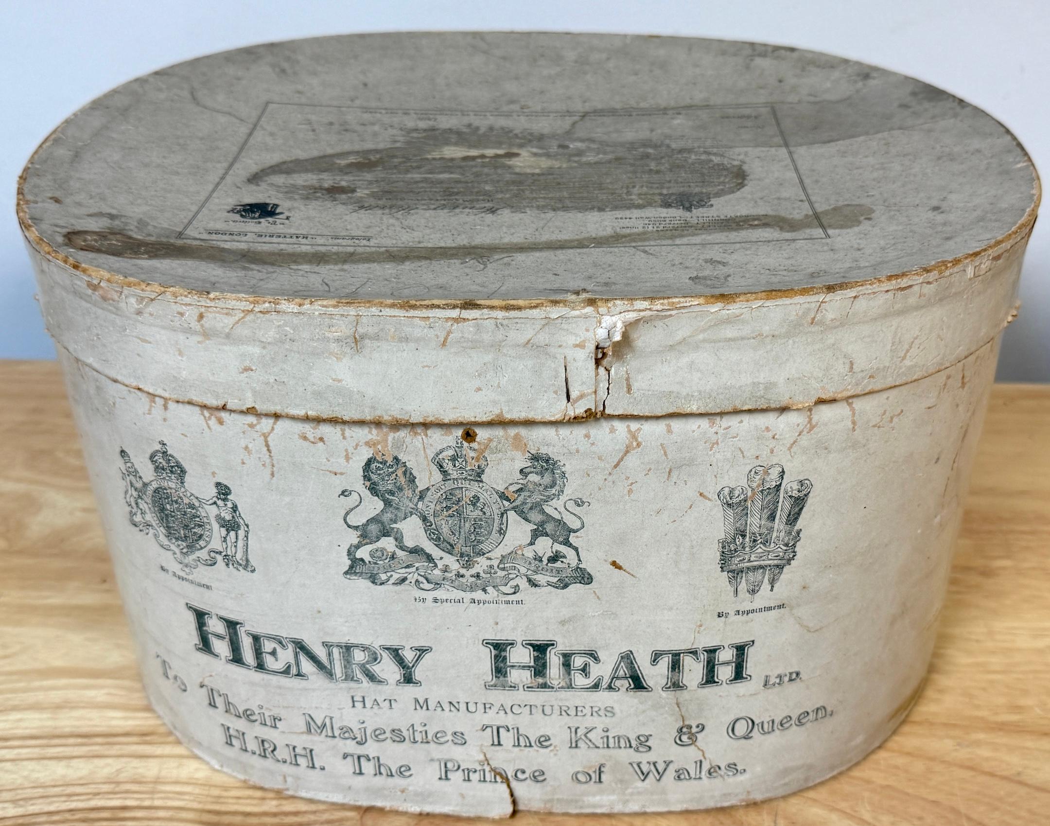 Henry Heath Ltd Silk Top Hat, in Original Box, USA Market, Circa 1900s 7
