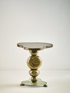 Henry Holland Studio Alto Bronze, Brown and Green Ceramic Side Table