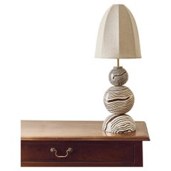 Henry Holland Studio Edison Brown & White Table Lamp