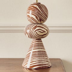 Henry Holland Studio Swan Terracotta & White Table Lamp