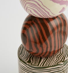 Henry Holland x Paul Smith Lampada da tavolo a sfera in ceramica multicolore Up & Up