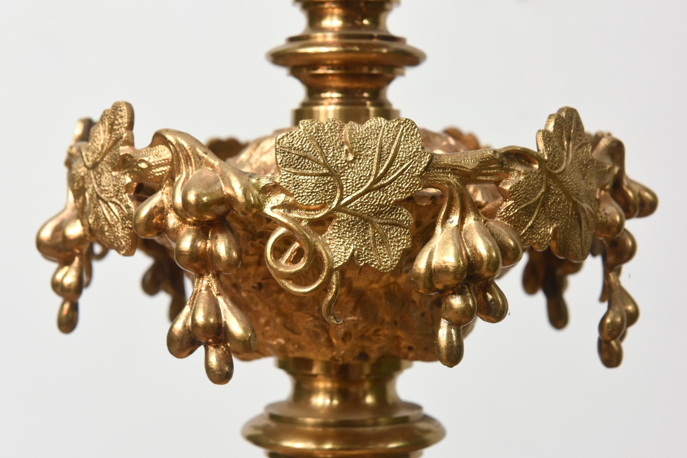 Henry Hooper Gilt Bronze Rococo Revival Chandelier For Sale 3