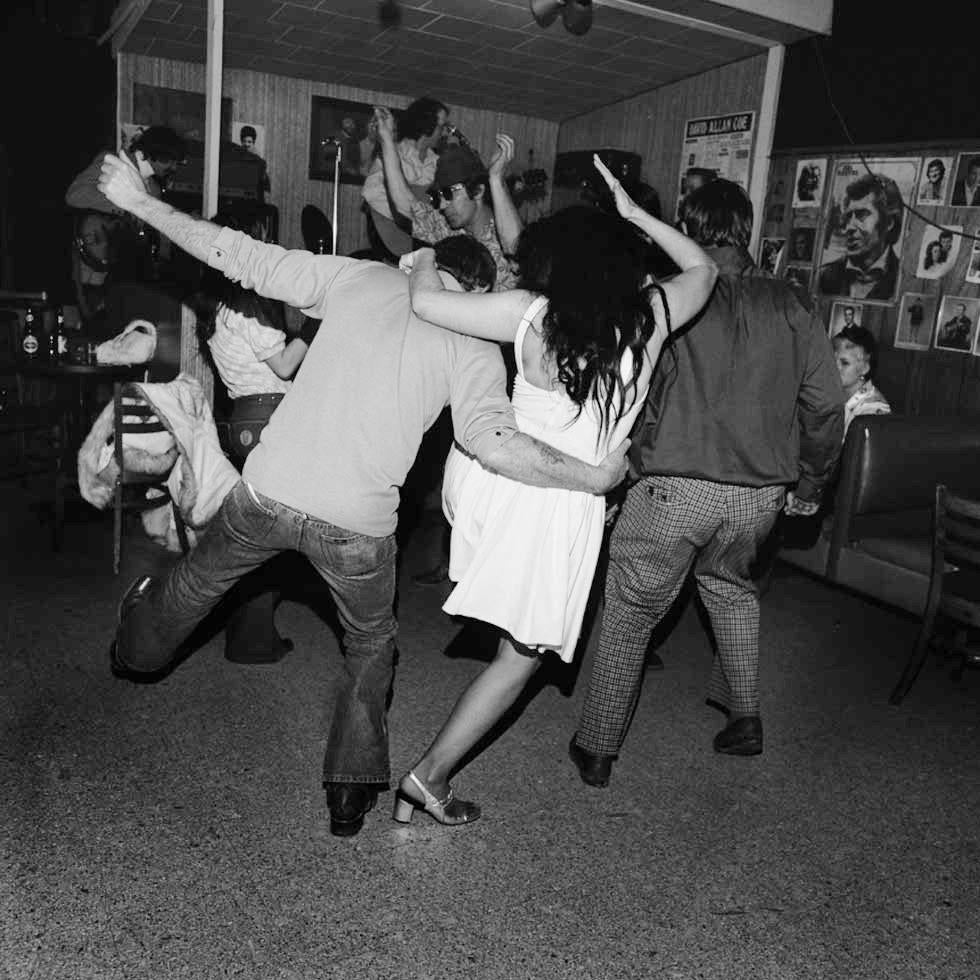 Henry Horenstein Black and White Photograph - Drunk Dancers