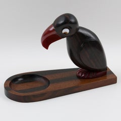 Henry Howell for Dunhill Macassar Bakelite YZ Bird Ashtray Catchall