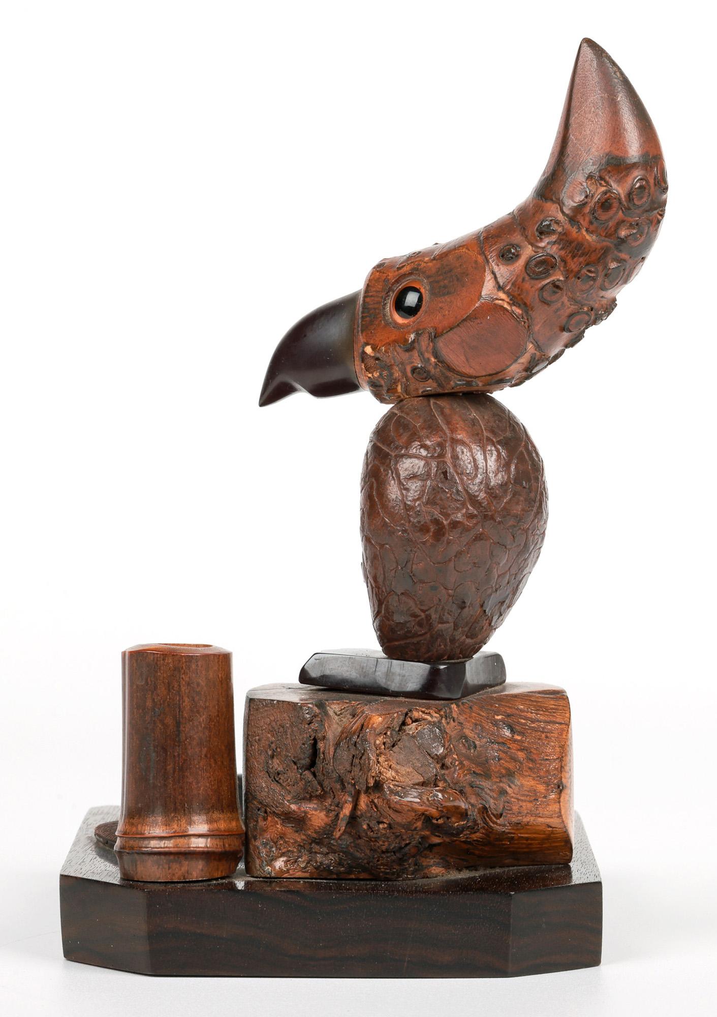 Henry Howell YZ Nut Bird Streichholzhalter, Schlagbolzen und Aschenbecher im Angebot 5