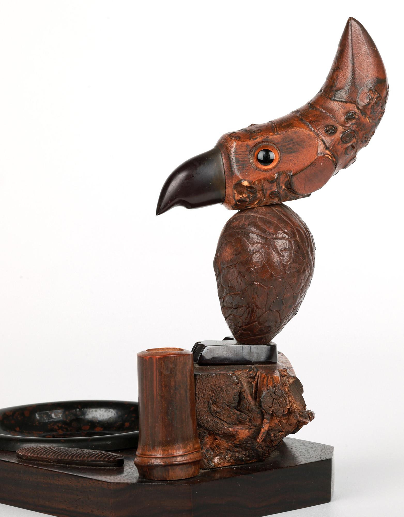 Henry Howell YZ Nut Bird Streichholzhalter, Schlagbolzen und Aschenbecher im Angebot 9