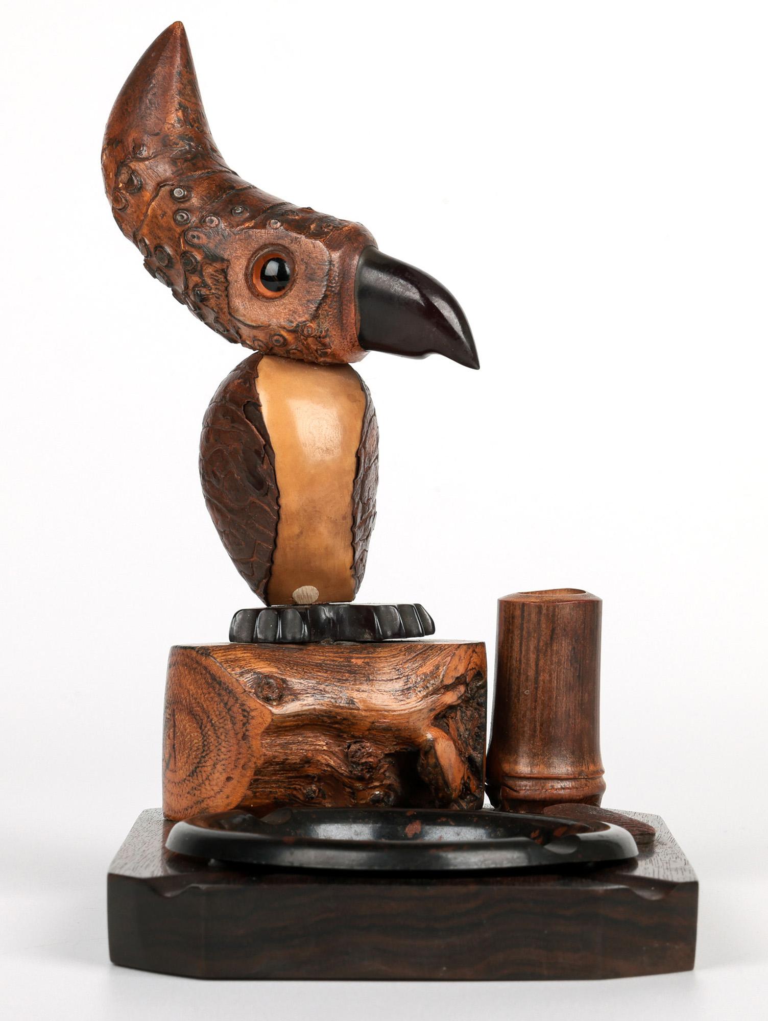 Henry Howell YZ Nut Bird Streichholzhalter, Schlagbolzen und Aschenbecher im Zustand „Gut“ im Angebot in Bishop's Stortford, Hertfordshire