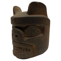 Henry Hunt (1923-1985) First Nations Bear Carving Mask