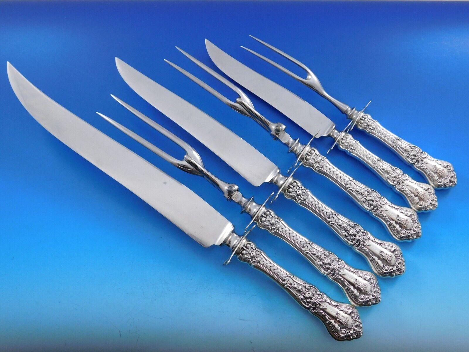 Henry II by Gorham Set di posate in argento sterling per 18 persone Servizio da tavola 278 pezzi in vendita 8