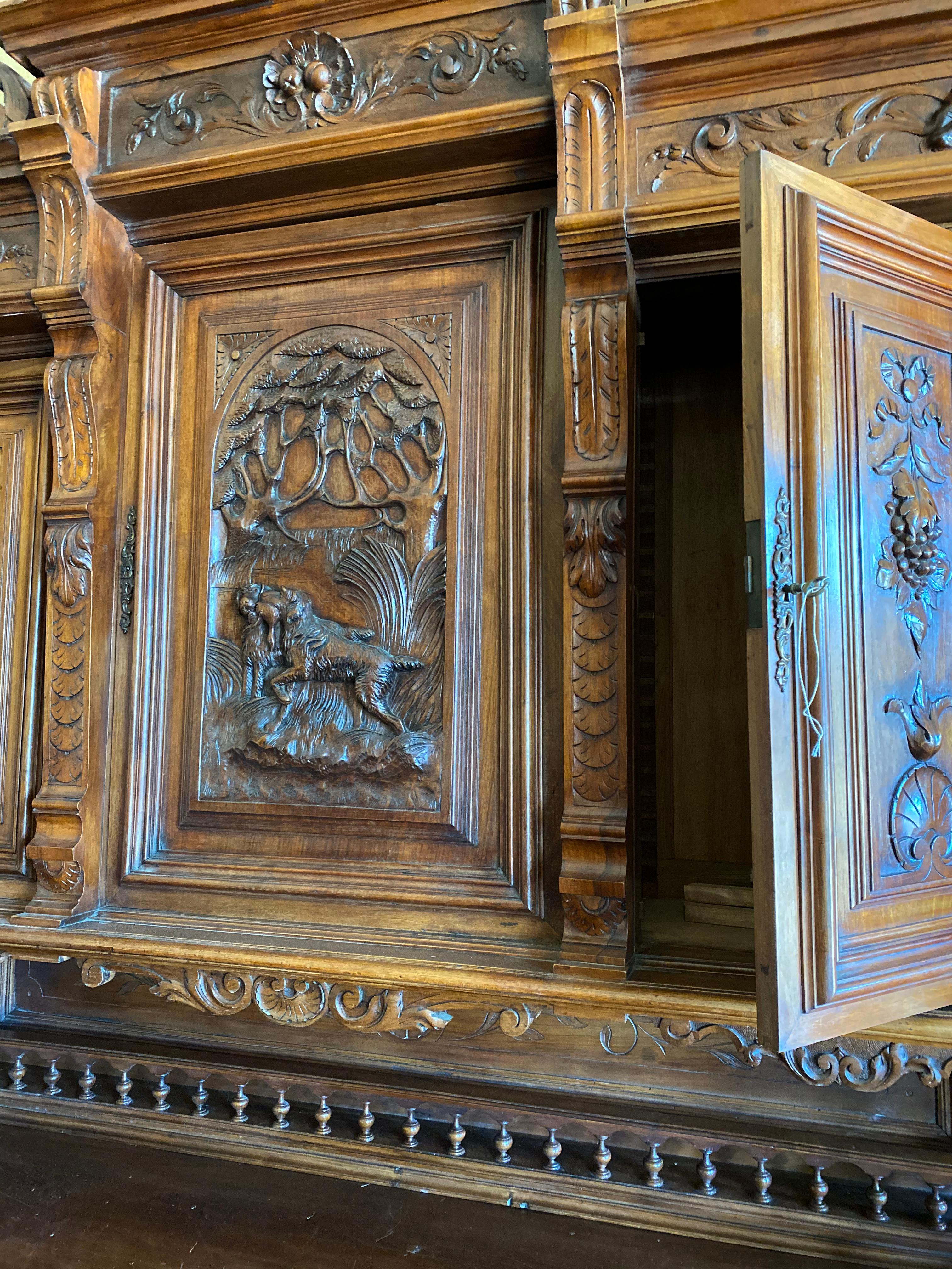 19th Century Henry II Cabinet For Sale
