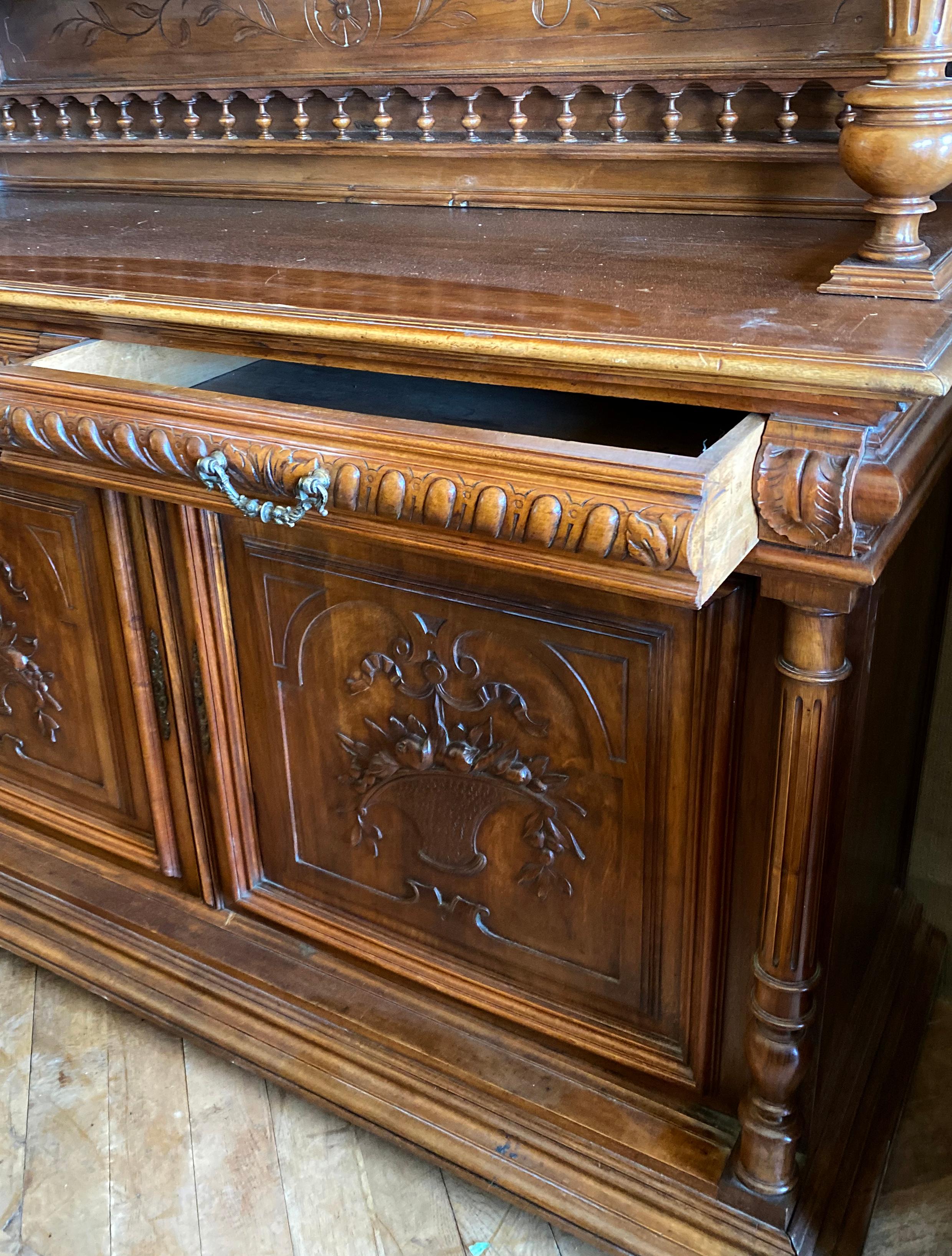 Wood Henry II Cabinet For Sale