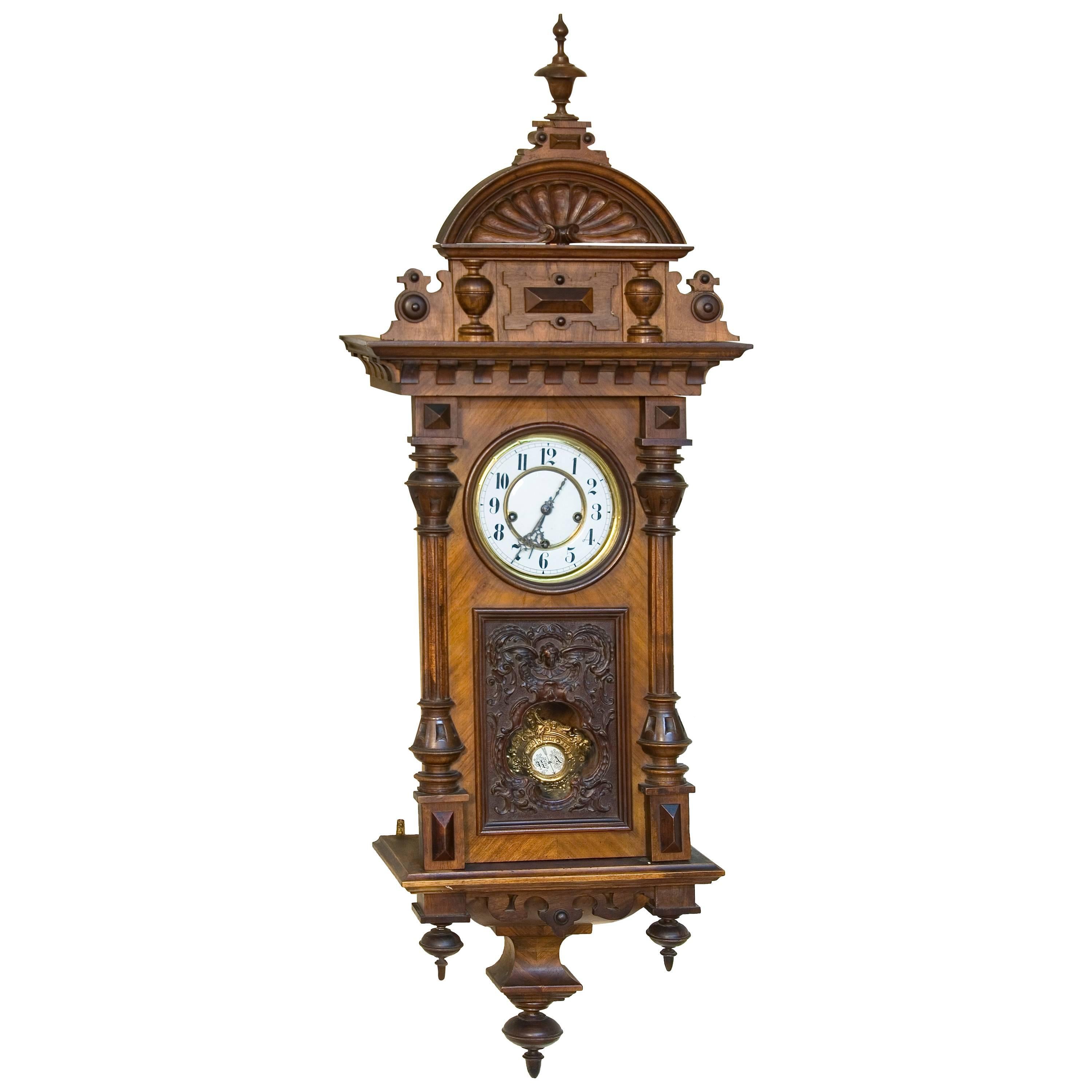 Henry II Style Pendulum Clock, 19th Century For Sale