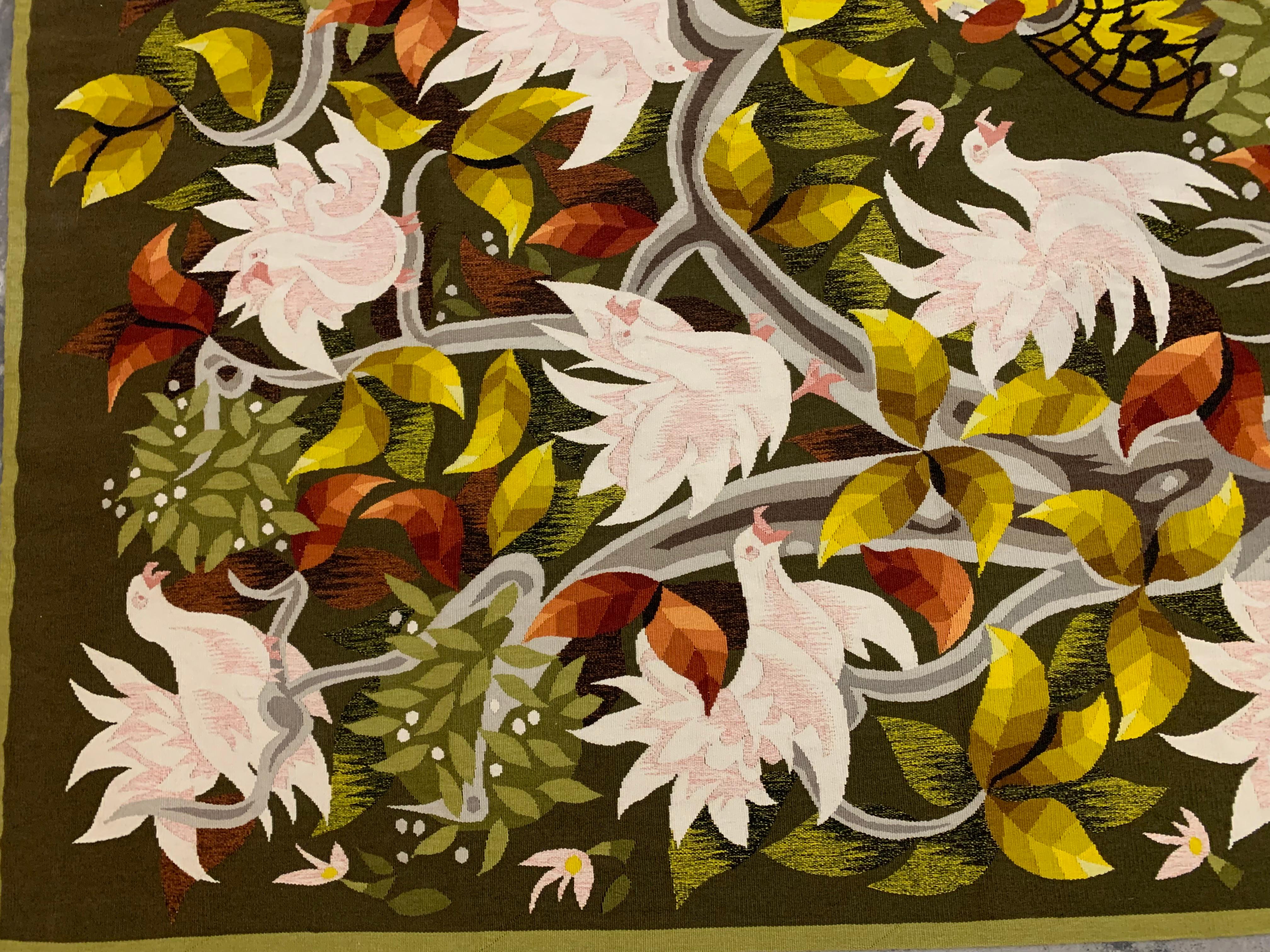 Henry Ilhe – Aubusson-Wandteppich im Zustand „Gut“ im Angebot in Hellerup, DK