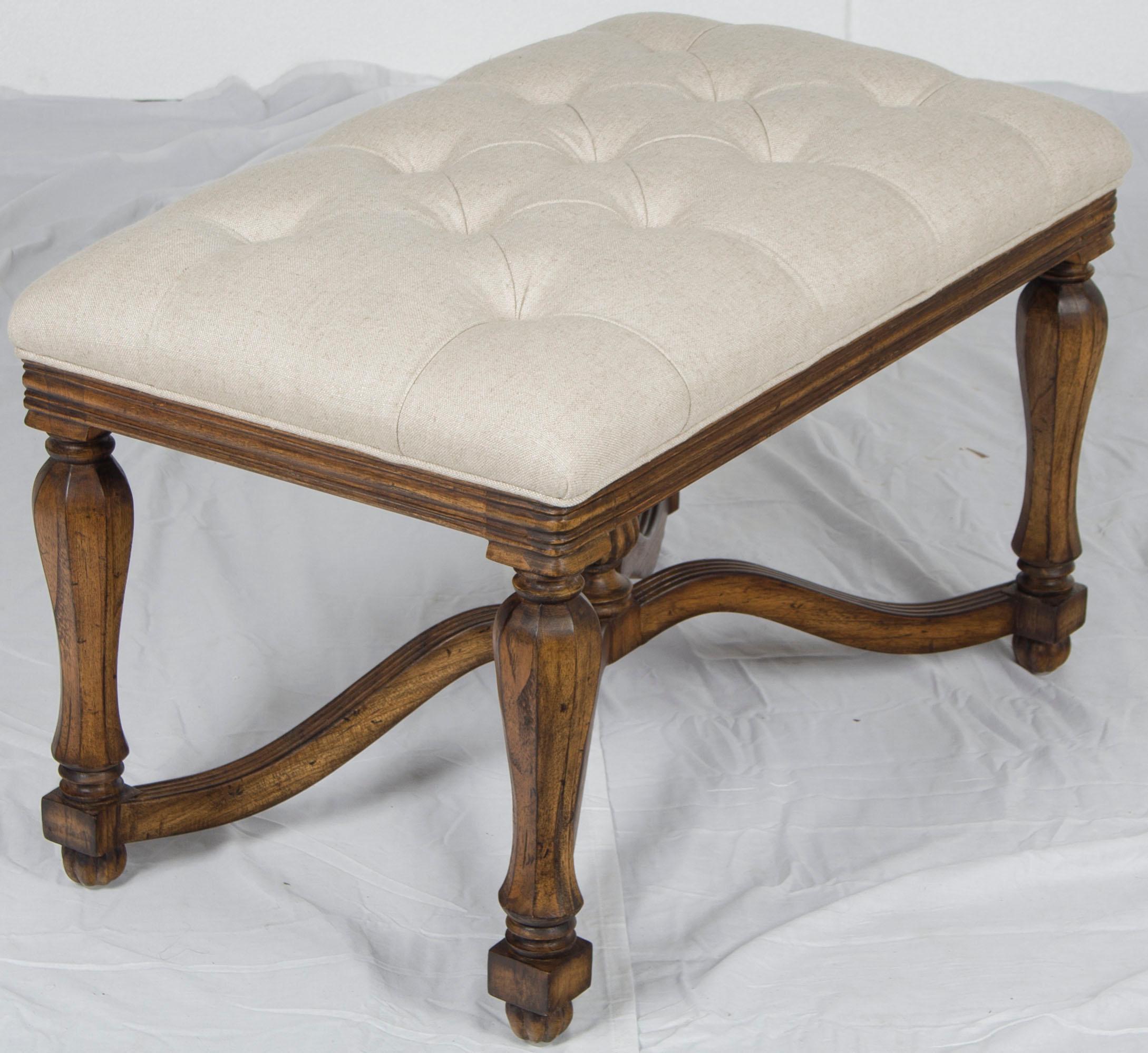 upholstered bench small