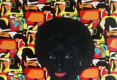 Black Beauty - 21st Century, Contemporary, Figurative Portrait, Africa, Pattern