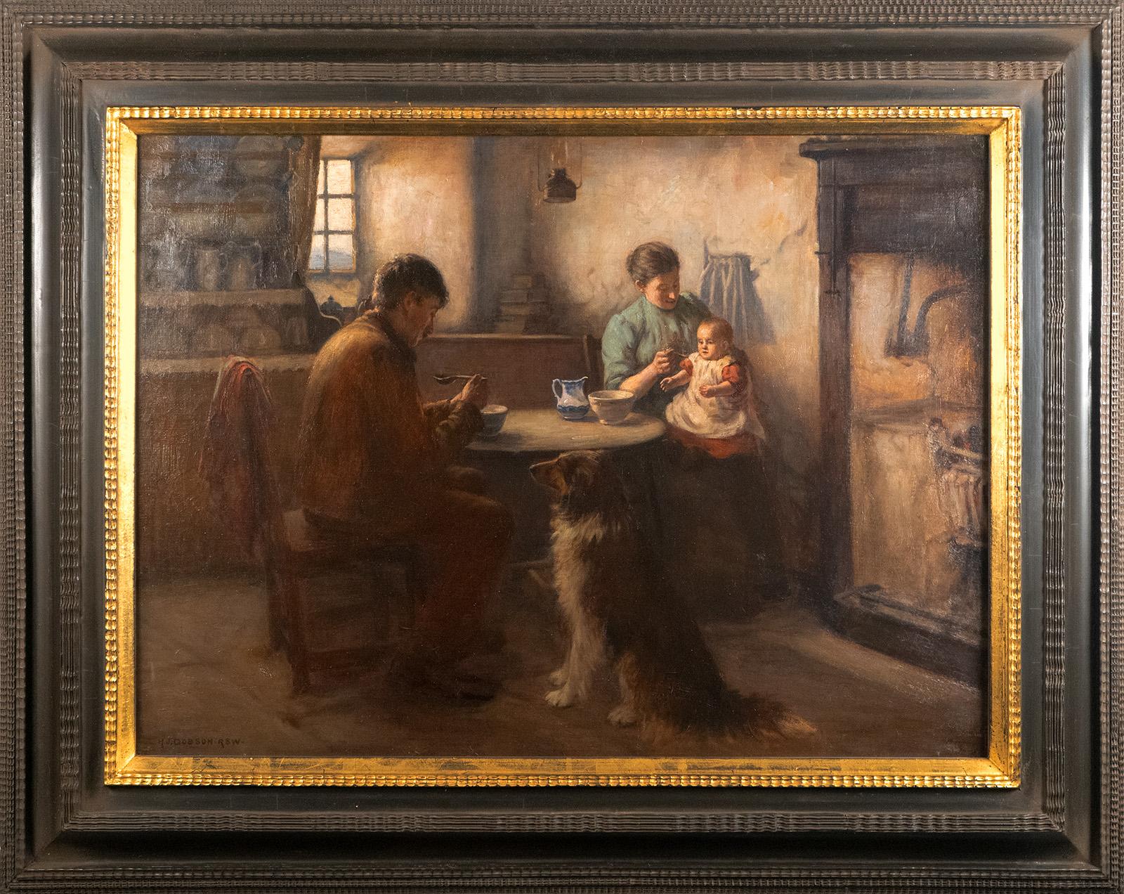 Henry John Dobson - The Frugal Meal by Henry John Dobson at 1stDibs