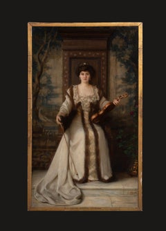 Portrait of Maud Ernestine (Rendel) Gladstone CBE (1865 - 1941), dated 1908