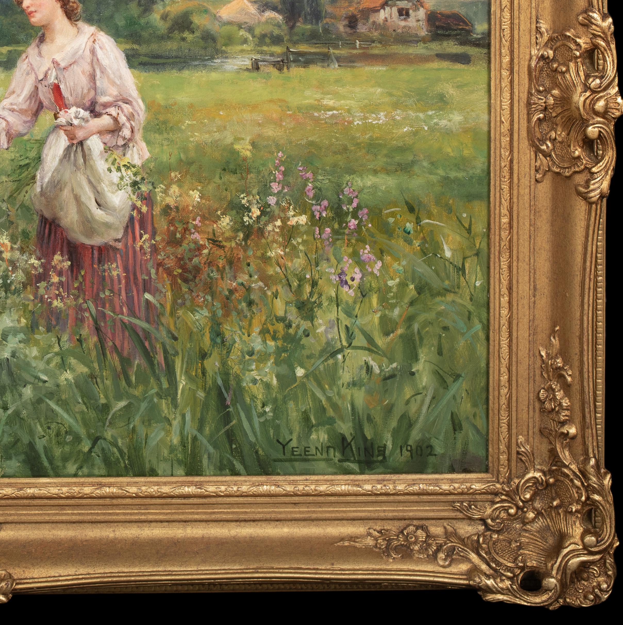 Raccogliere i fiori di primavera, XIX secolo

JOHN YEEND KING (1855-1924) vendita a $100.000

Grande scena inglese del XIX secolo di ragazze che raccolgono fiori in primavera, olio su tela di John King. Un grande esempio di opera dell'artista di