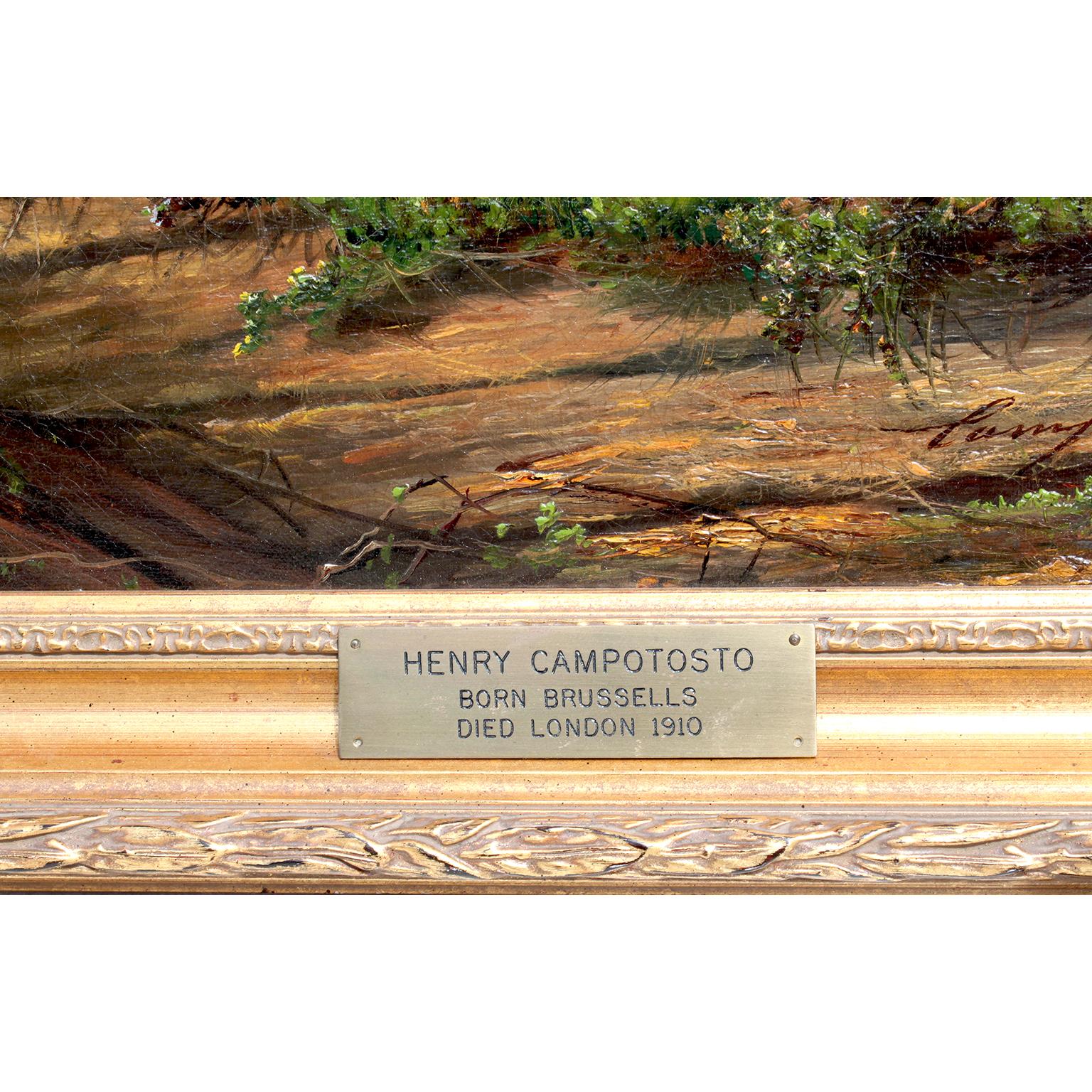 Henry Joseph Campotosto, Oil Canvas 