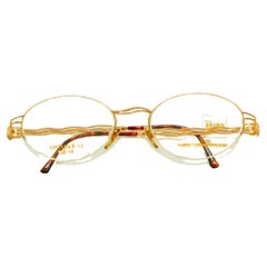 Henry Jullien  Eyewear Lady Classic Gold Half Frame New Vintage Model Onduale