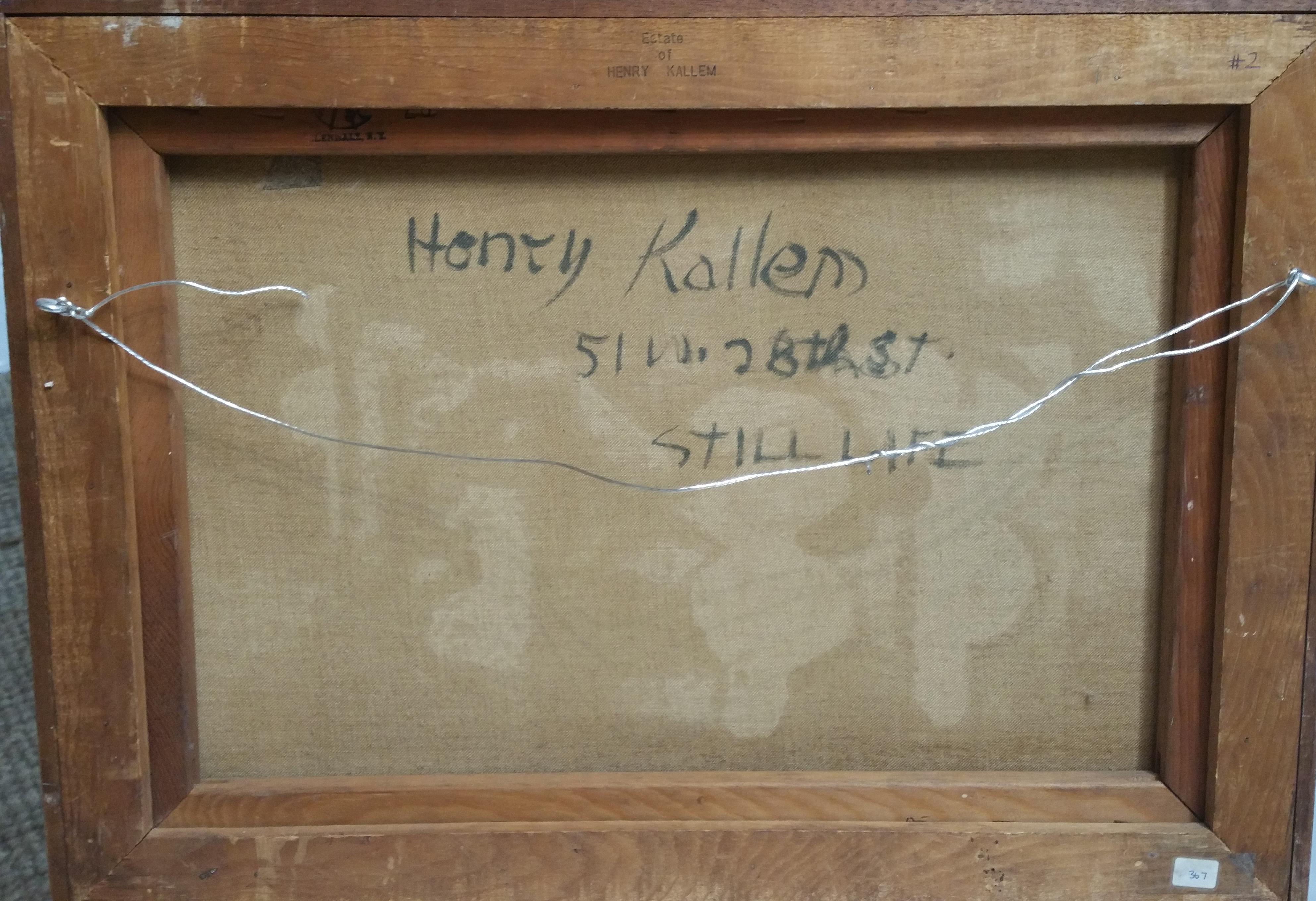 Natura morta - Painting Moderno di Henry Kallem