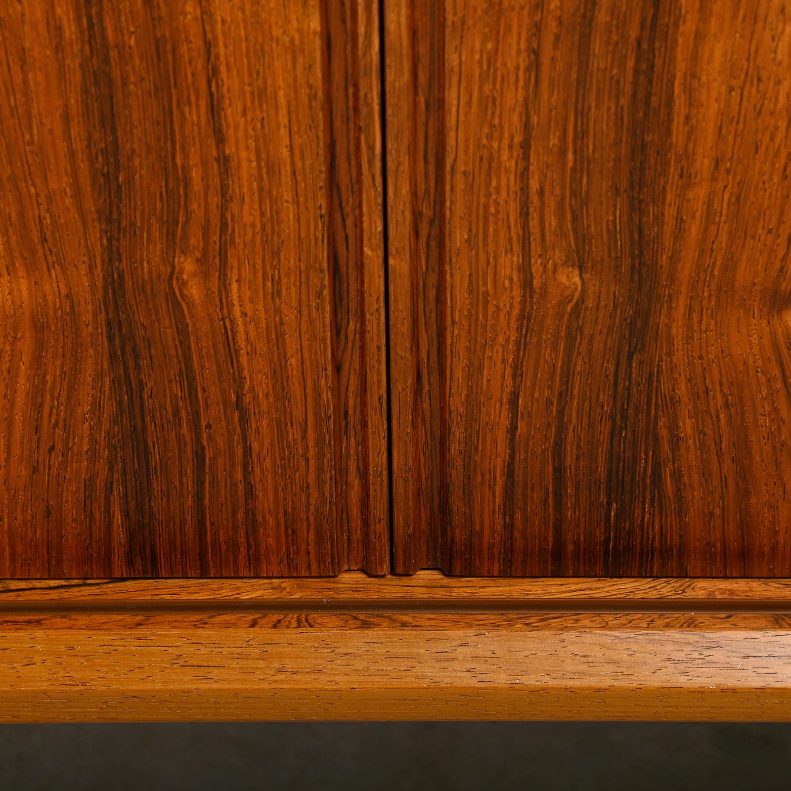 Henry Kjærnulf large Sideboard in rosewood for Bruno Hansen, Denmark 1960s 5