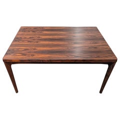Henry Kjernulf Rosewood Dining Table w 2 Leaves - 0823106 Vintage Danish MCM