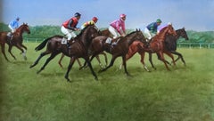 Steeplechasers Covering Ground