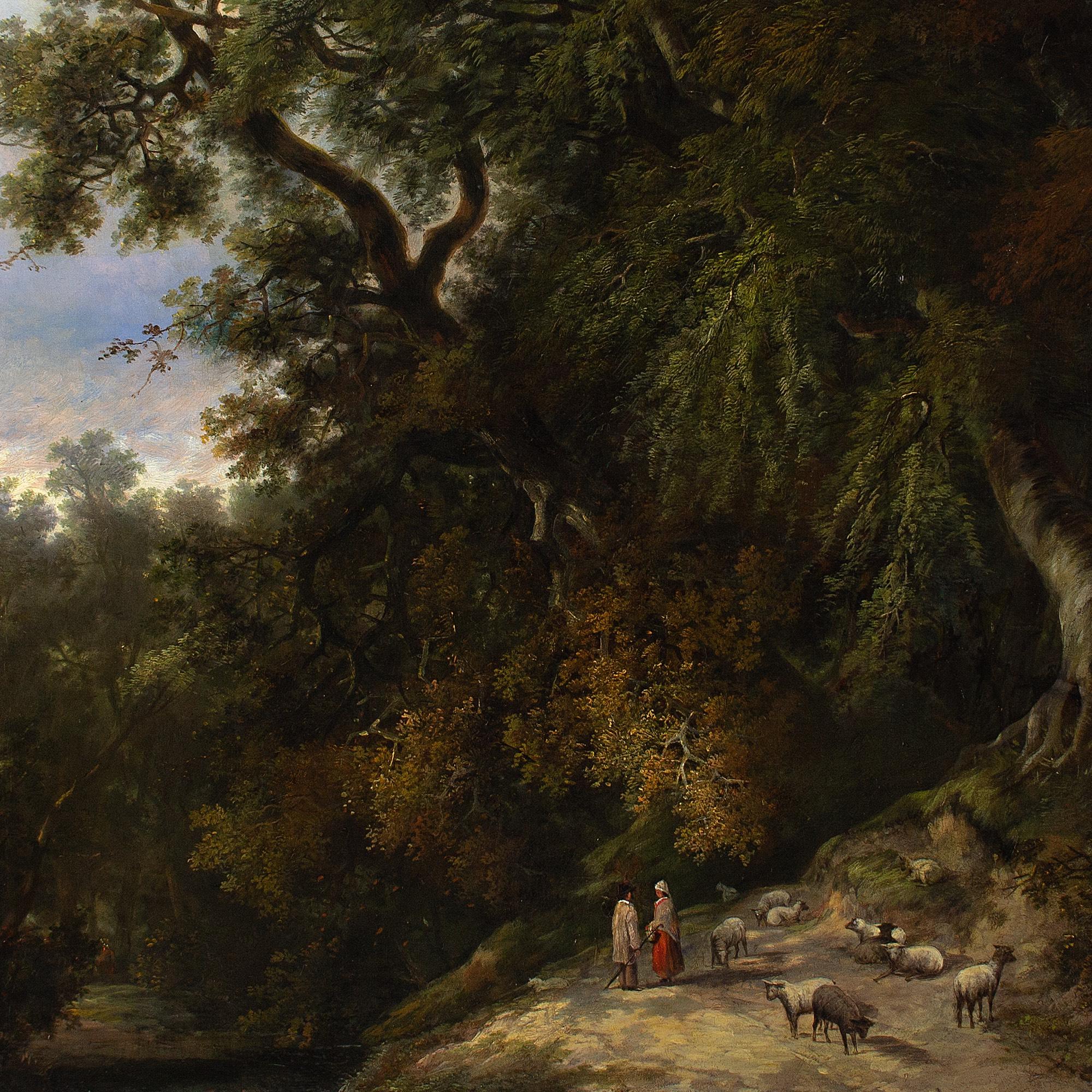 Henry Ladbrooke, Scena vicino a Walsingham, Norfolk, Pittura a olio 6