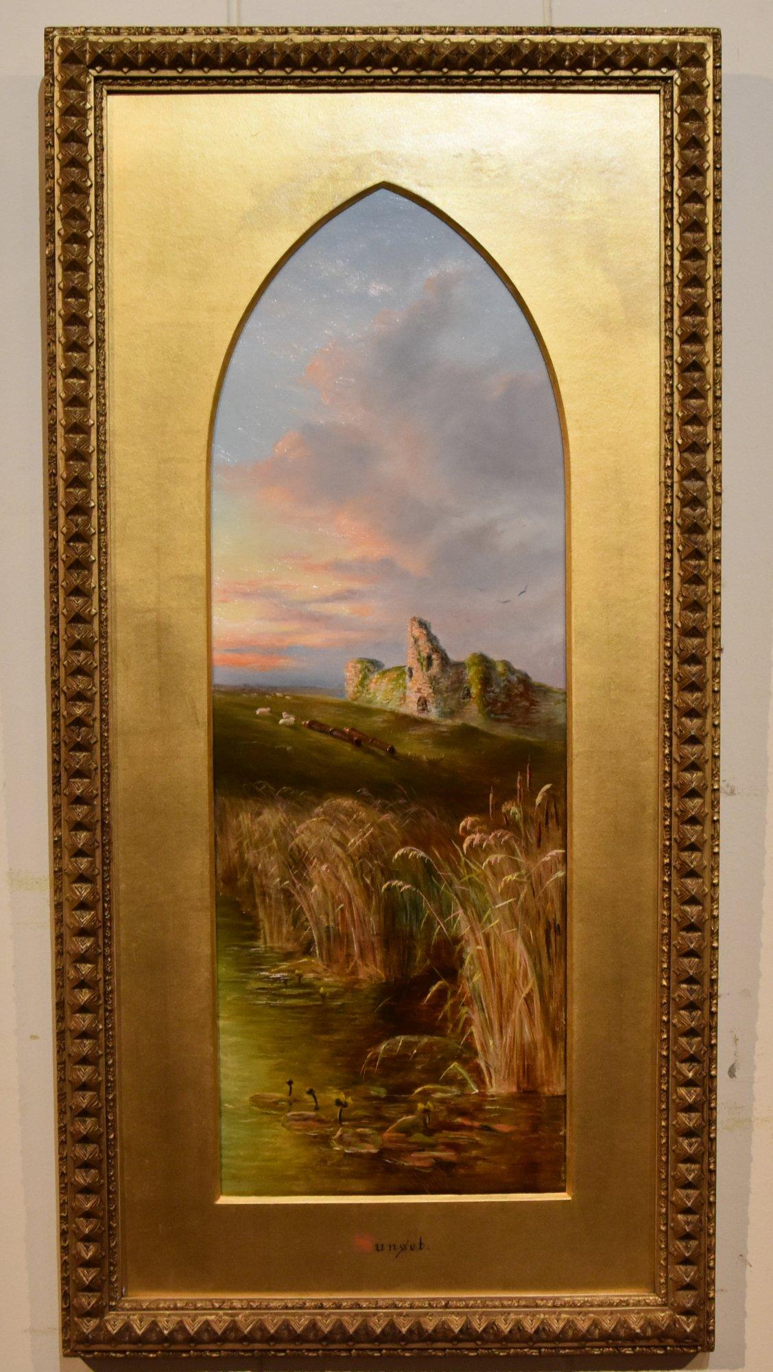 Oil Painting Pair by Henry Larpent Roberts 