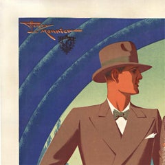 Original Le Vetement "Superchic" pour L'Homme vintage French poster