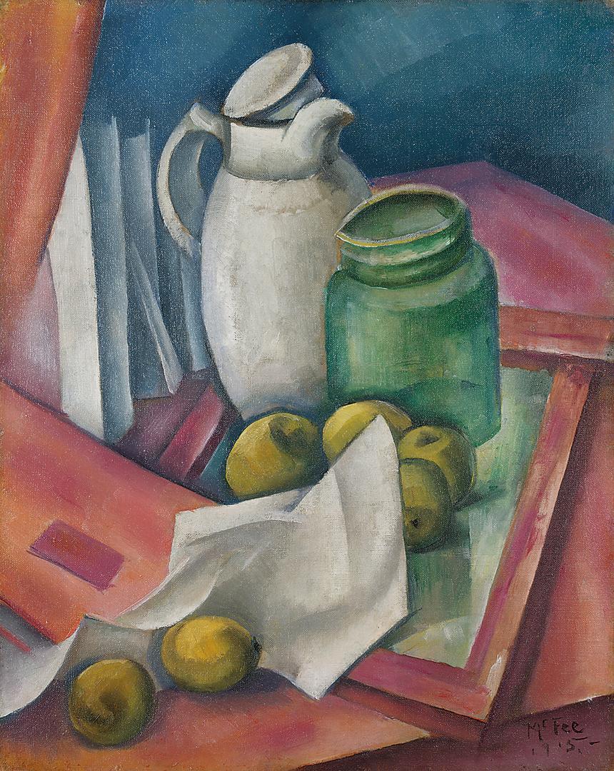 Peinture à l'huile The White Pitcher d'Henry Lee McFee 1