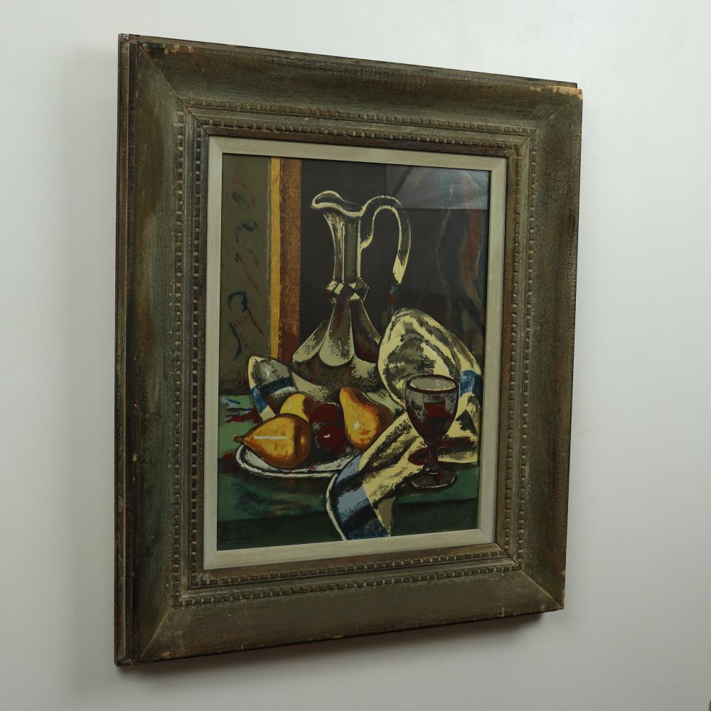 Henry Lee McFee - Nature morte moderniste du milieu du siècle - Sérigraphie en vente 1