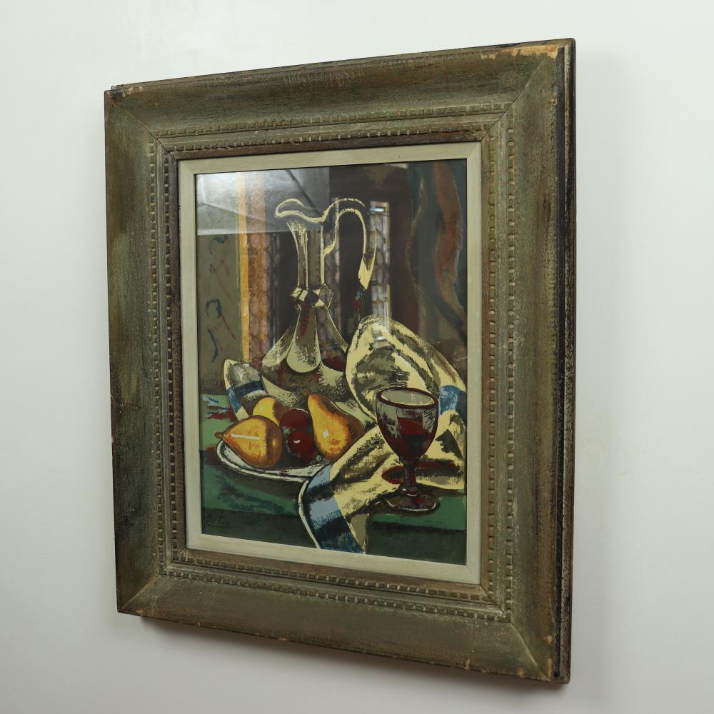Henry Lee McFee - Nature morte moderniste du milieu du siècle - Sérigraphie en vente 2
