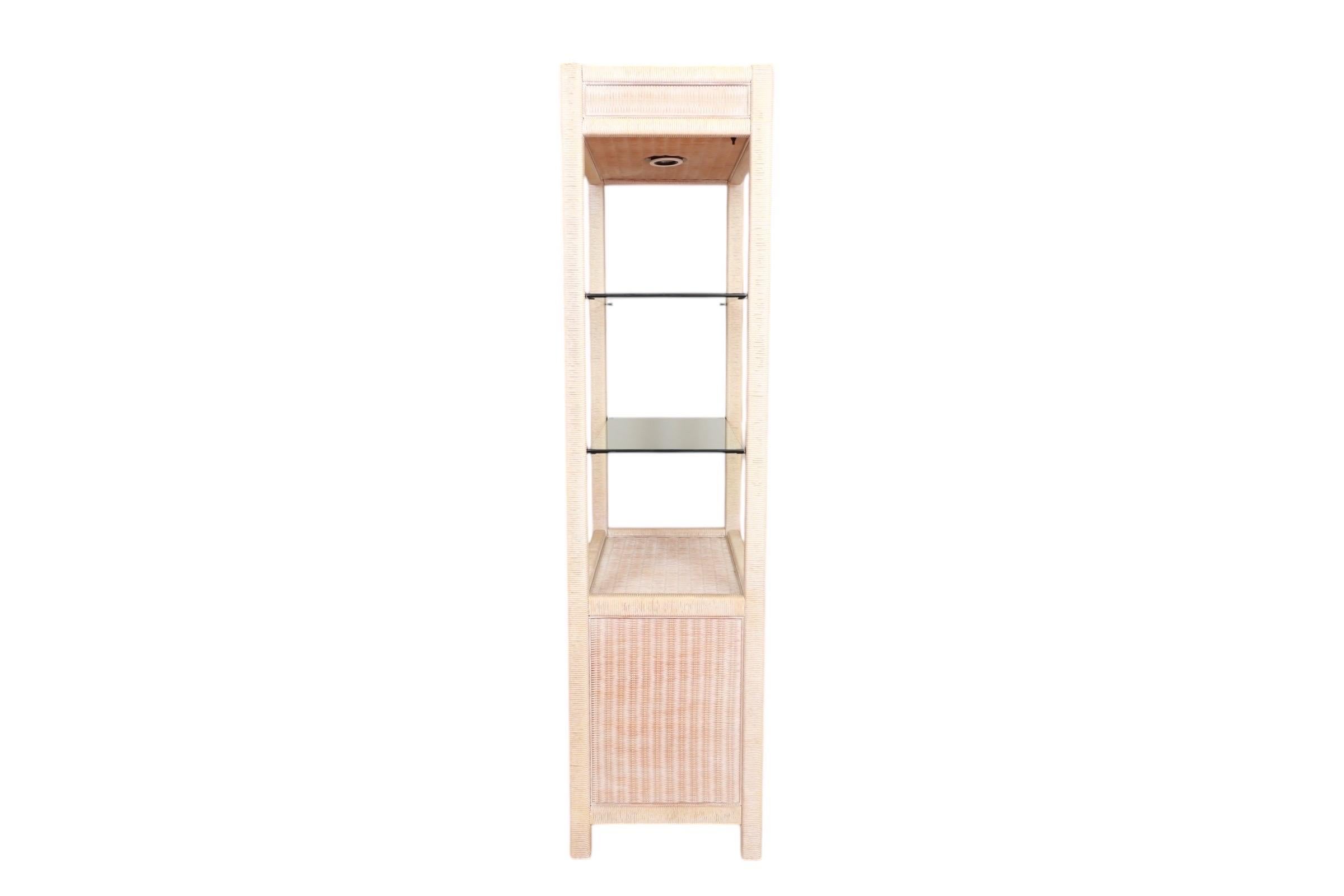 Henry Link for Lexington Furniture Company Etagere In Good Condition For Sale In Bradenton, FL