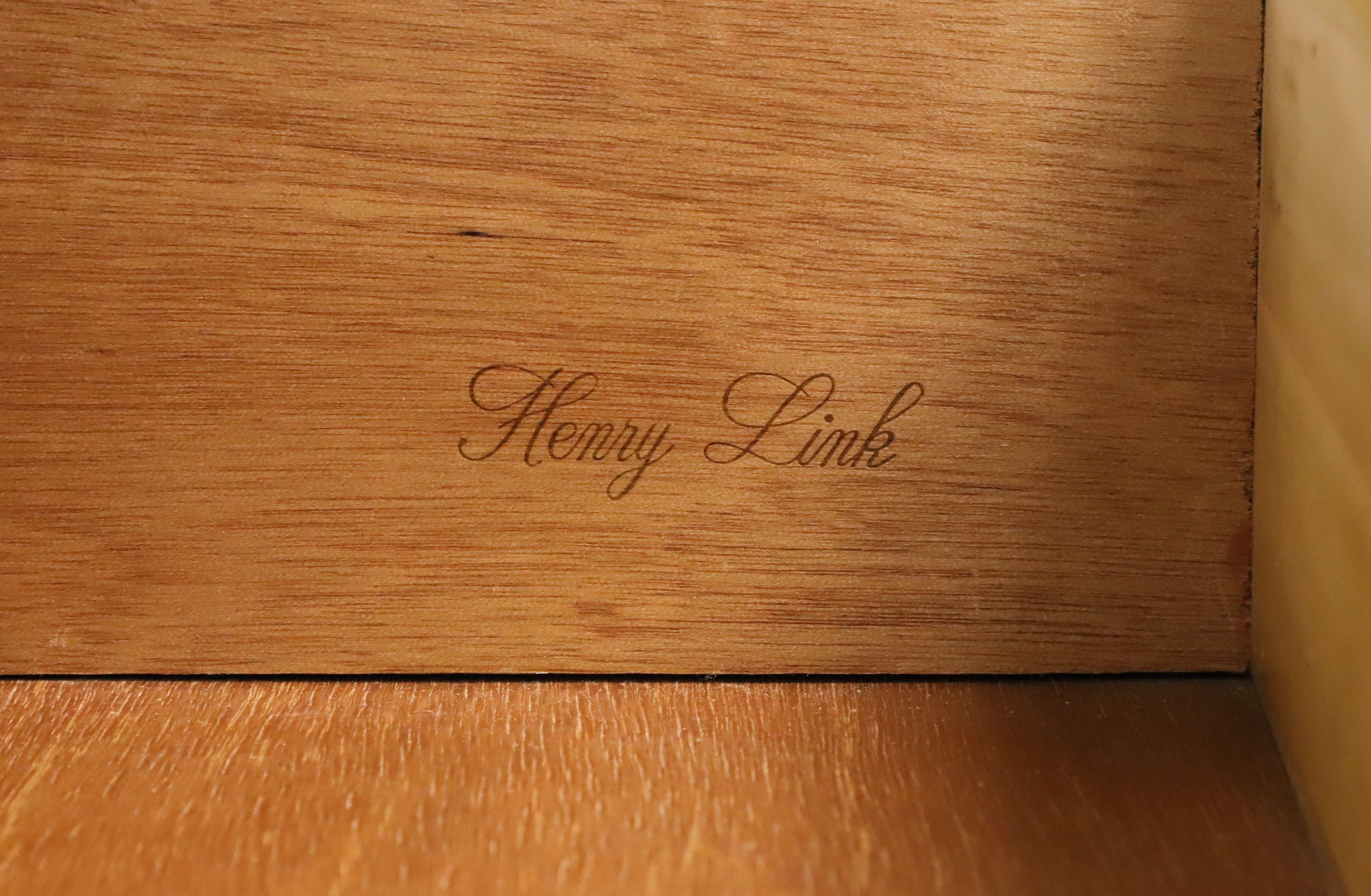 HENRY LINK Margaux Collection Cherry French Country Louis XV Double Dresser 3