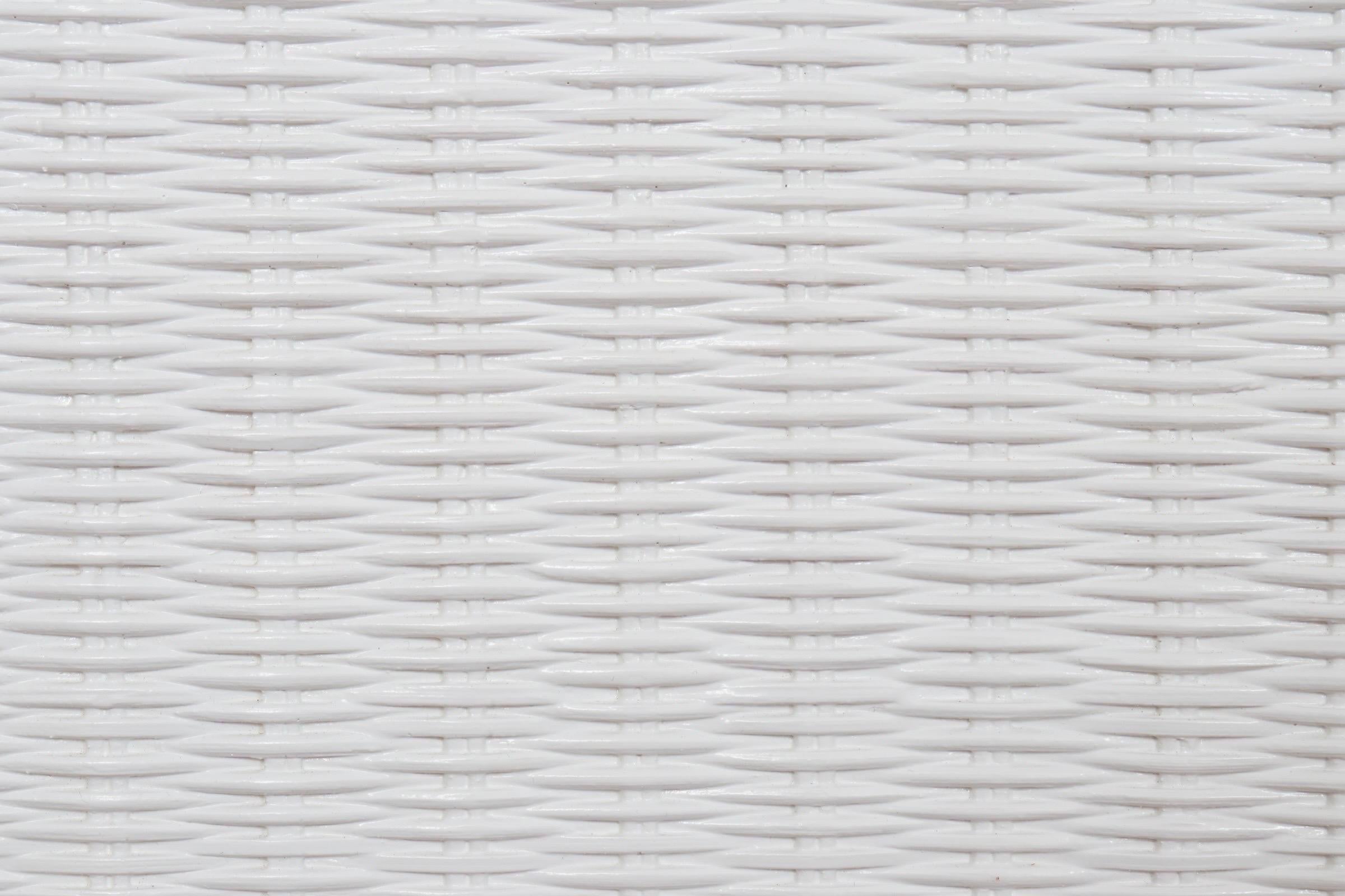 Henry Link White Wicker Twin Headboards - a Pair 1